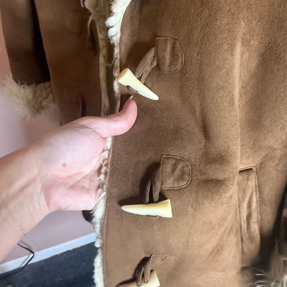 Style & Co. Brown Faux Shearling Coat - Picture 2 of 5